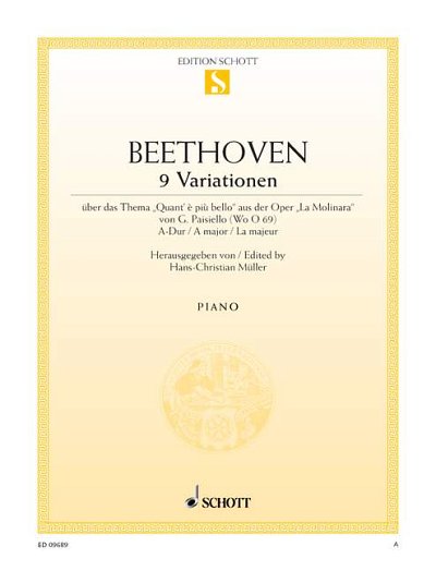 DL: L. v. Beethoven: 9 Variationen A-Dur, Klav