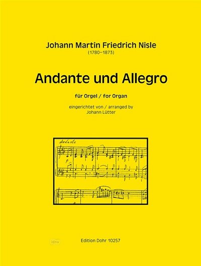 J.M.F. Nisle: Andante and Allegro, Org (Part.)