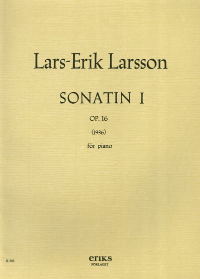 L.-E. Larsson: Sonatin 1 op. 16, Klav