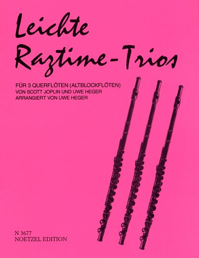 S. Joplin: Leichte Ragtime-Trios, 3Fl/Abf (Pa+St)