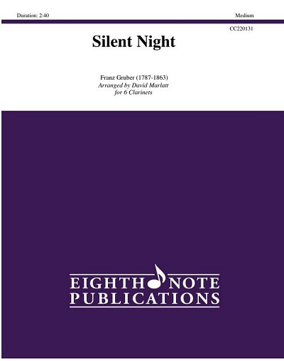F.X. Gruber: Silent Night, 6Klar (Sppa)