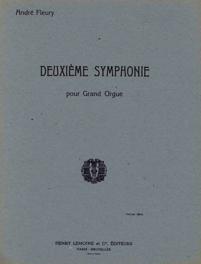 A. Fleury: Symphonie n°2, Org