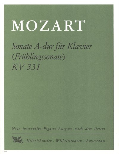 W.A. Mozart: Sonate A-Dur KV 331, Klav