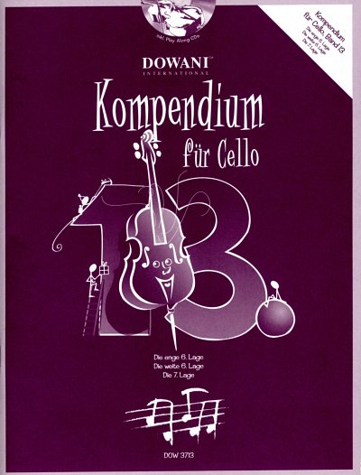 AQ: J. Hofer: Kompendium fuer Cello 13, Vc (+CD) (B-Ware)