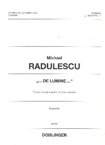 M. Radulescu: De Lumine