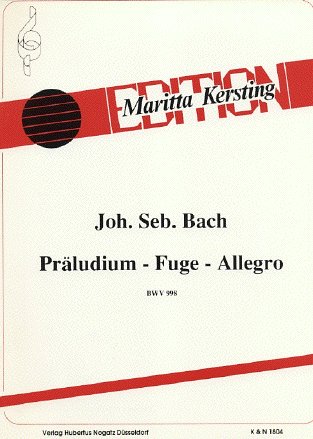 J.S. Bach: Praeludium Fuge Allegro Bwv 998