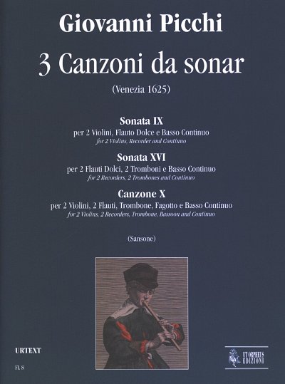 G. Picchi: 3 Canzoni da sonar (Venezia 1625) (Pa+St)