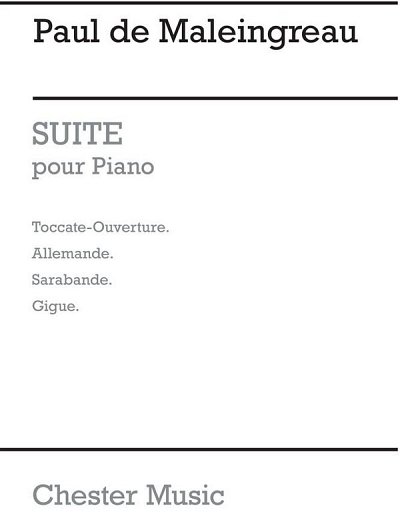 Suite Pour Piano Op.9