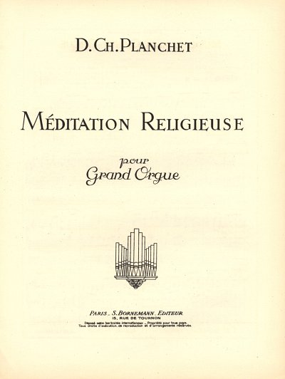 D. Planchet: Meditation Religieuse