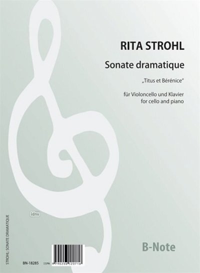 S.R. (1865-1941): Sonate dramatique _Titu, VcKlav (KlavpaSt)
