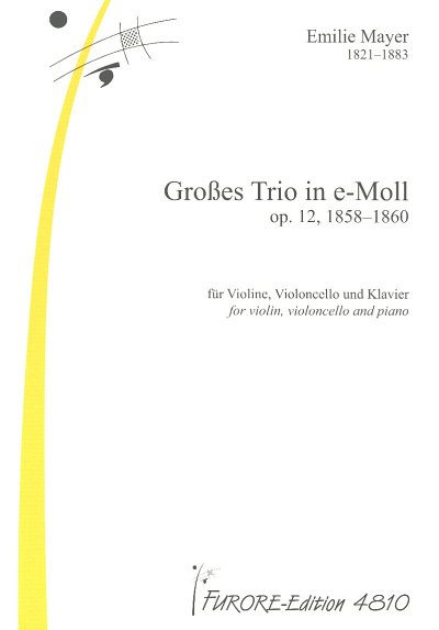 E. Mayer: Grosses Trio e-Moll op.12, Klavtrio (KlaPa+St)