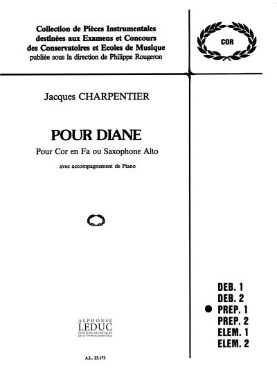 J. Charpentier: Jacques Charpentier: Pour Diane (Part.)