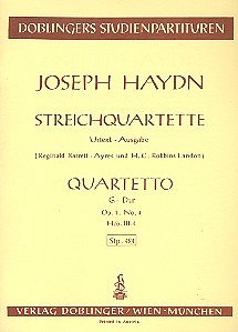 J. Haydn: Quartett G-Dur Op 1/4 Hob 3:4