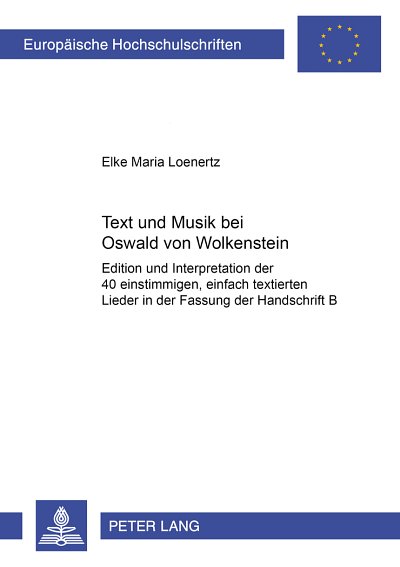 E. Loenertz: Text und Musik von Oswald von Wolkenstein