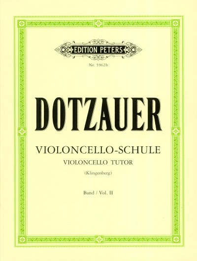 F. Dotzauer: Violoncello-Schule 2, Vc
