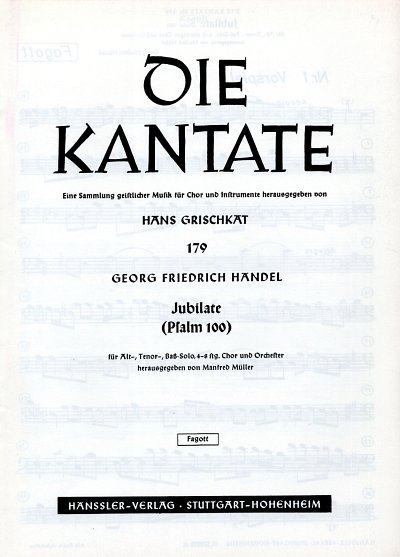 G.F. Händel: Jubilate O Frohlocke (Psalm 100)