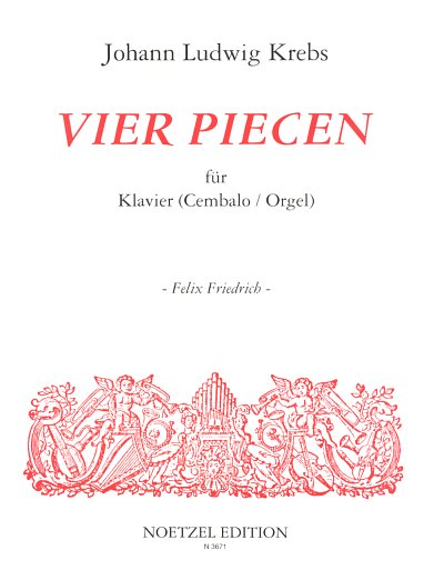 J.L. Krebs: Vier Piecen für Klavier (Cembalo / Orgel)