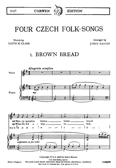 Four Czech Folksongs (Chpa)