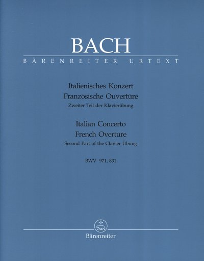 J.S. Bach: Italian Concerto / French Overture BWV 971, BWV 831