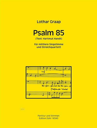 L. Graap: Psalm 85, GesM4Str/o (Pa+St)
