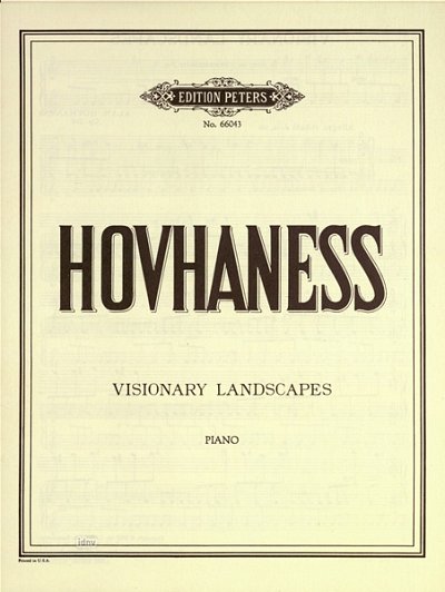 A. Hovhaness: Visionary Landscapes op. 214