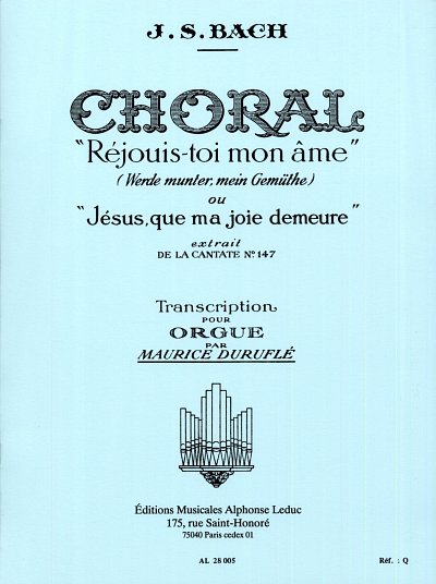 J.S. Bach: 10. Choral Extrait De La Cantate BWV 147, Org