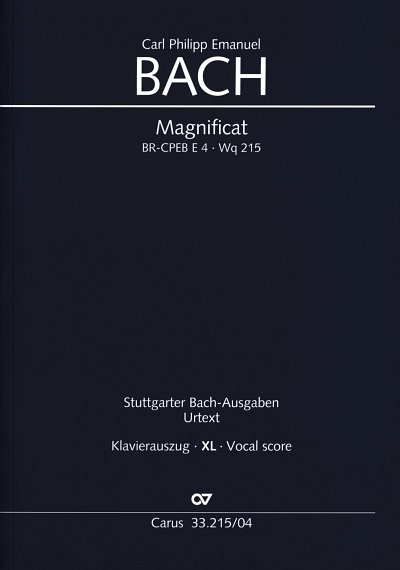 C.P.E. Bach: Magnificat Wq 215, 4GesGchOrcBc (KAXL)