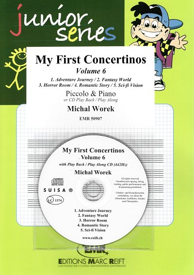 M. Worek: My First Concertinos Volume 6, PiccKlav (+CD)