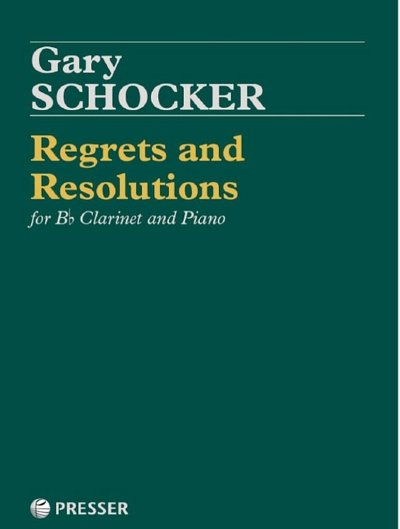 G. Schocker: Regrets and Resolutions