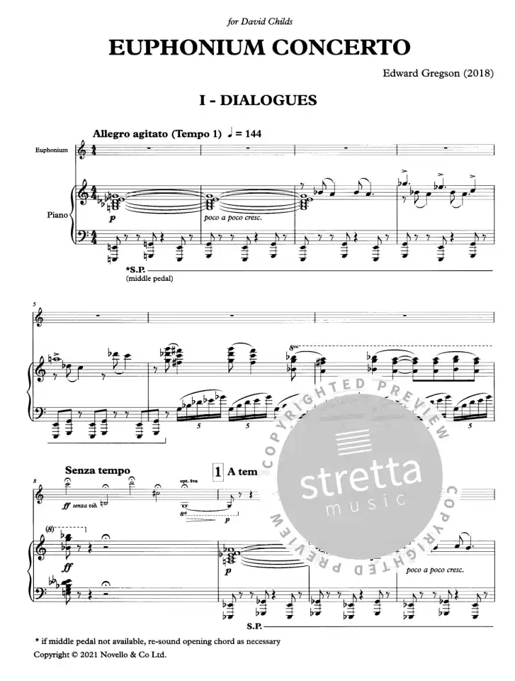 E. Gregson: Euphonium Concerto, EuphKlav (KlavpaSt) (1)
