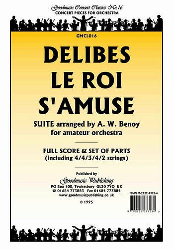 L. Delibes: Suite Le Roi S'amuse, Sinfo (Pa+St)