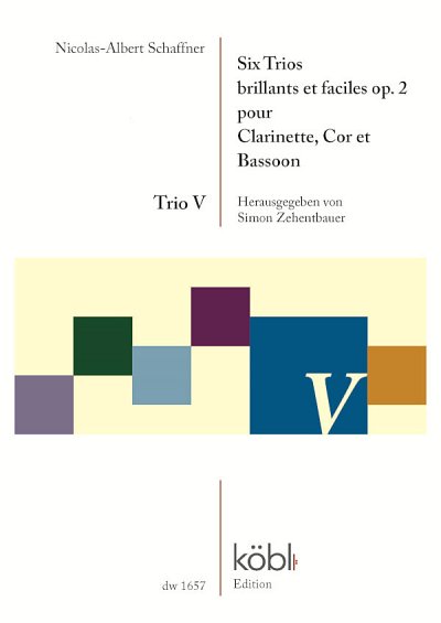 S. Zehentbauer: 6 Trios brillants et faciles op.2, KlarHrnFg