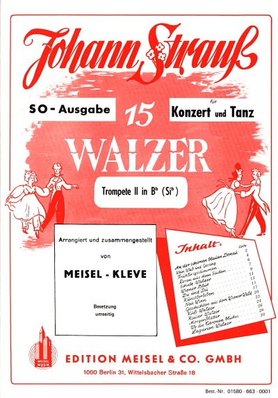 J. Strauss (Sohn): 15 Walzer