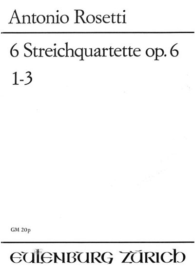 A. Rosetti: Streichquartette 1-3 Murray D9-11, 2VlVaVc (Stp)