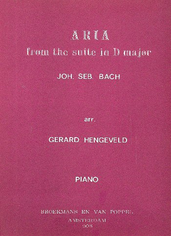 J.S. Bach: Aria ( Hengeveld ), Klav
