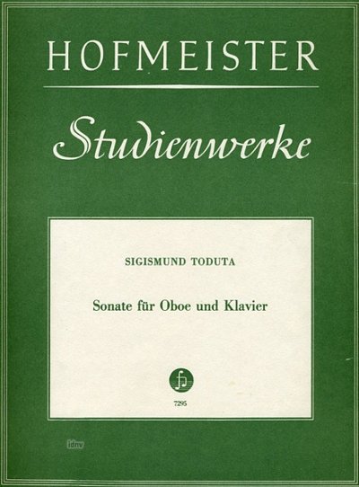 S. Toduta: Sonate für Oboe und Klavier, ObKlav (KlavpaSt)