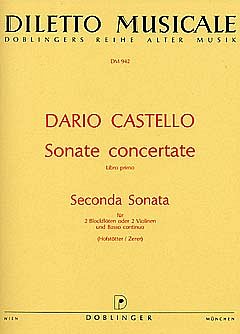 D. Castello: Sonata Seconda (2) F-Dur
