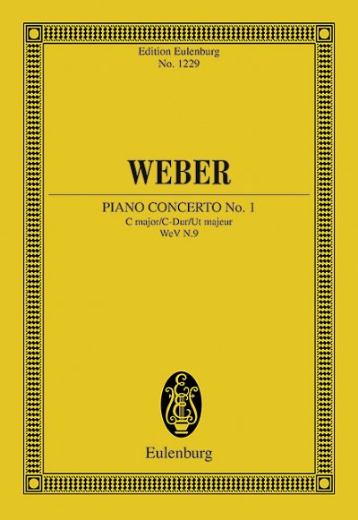 DL: C.M. von Weber: Konzert Nr. 1 C-Dur, KlavOrch (Stp)