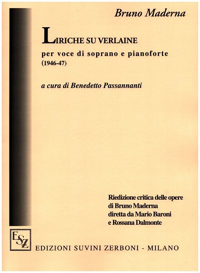 B. Maderna: Liriche Su Verlaine, GesSKlav (Part.)