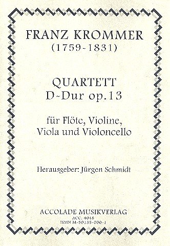 F. Krommer: Quartett D-Dur op.13 (ca.1819)