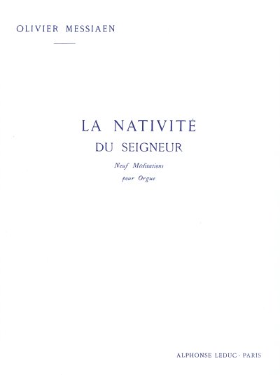 O. Messiaen: La Nativité du Seigneur 2, Org