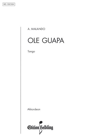 A. Maasland: Ole Guapa, Akk