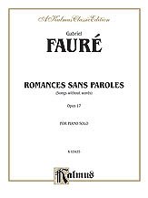 Fauré: Romance sans Paroles