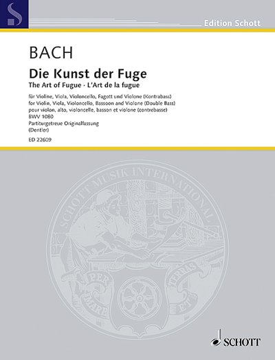 DL: J.S. Bach: Die Kunst der Fuge (Part.)