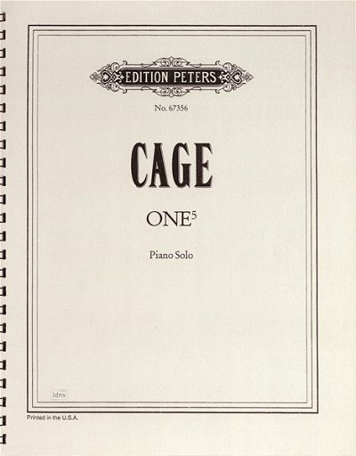 J. Cage: One^5 (1990)
