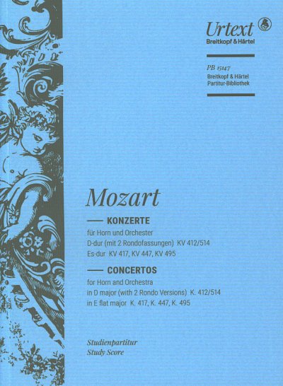 W.A. Mozart: Hornkonzerte Nr. 1-4, HrnOrch (Stp)