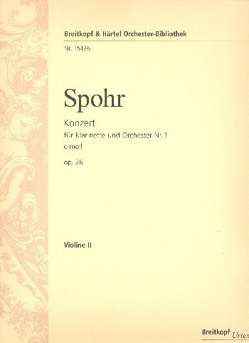L. Spohr: Konzert c-Moll Nr. 1 op. 26 (Vl2)