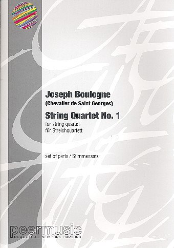 Boulogne, J. (Chevalier de St.Georges): String Quartet No. 1 In C-dur, Stimmen