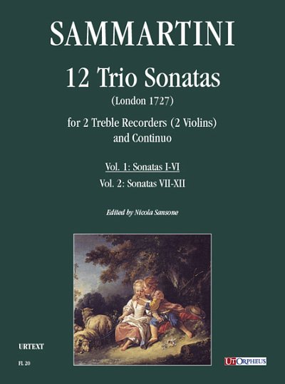 G. Sammartini: 12 Trio Sonatas Volume 1 (London 1727 (Pa+St)