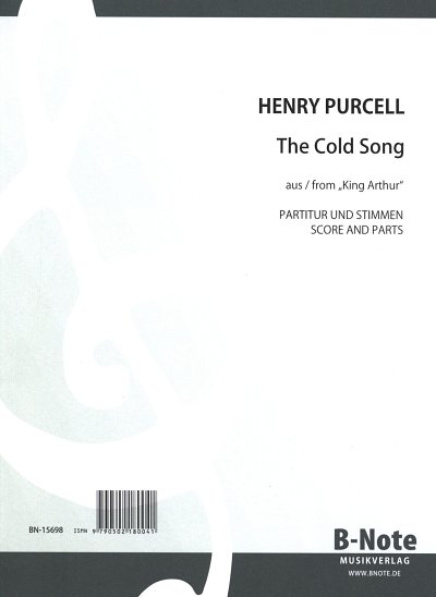 H. Purcell: The Cold Song, GesBarSt (Pa+St)